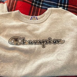 Crew Neck champion sweatshirt. Size Large